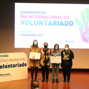 Vencedores Prémio Municipal do Voluntariado  categoria Individual e categoria coletiva
